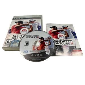 Tiger Woods PGA Tour 11 (Sony PlayStation 3, 2010) Tested, Working